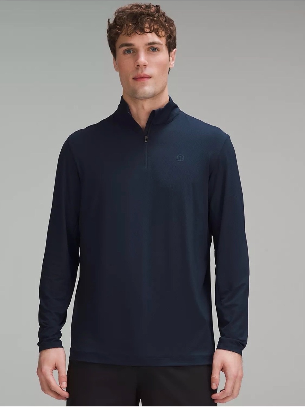 Lululemon Logo Sport Long Sleeve Half Zip Size XL NWT